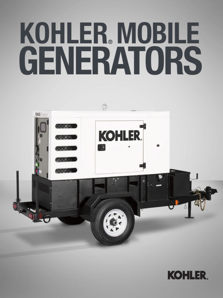 KOHLER Mobile Generator | PDF | Propane | Diesel Engine