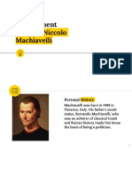 Machiavelli's Contributions to Management Thought