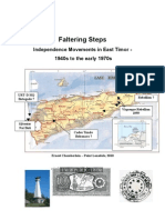 Faltering Steps: Independence Movements in East Timor - 1940s To The Early 1970s