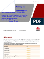 5 GSM Radio Network Planning and Optimization - Influence Factors + Troubleshooting Methods and Tools + Deliverables 20121031