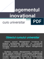 Managementul Inovational - Tema 1 - Tema 2