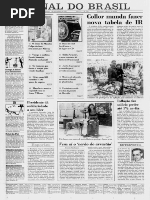 Acervo Jornal Do Brasil Impostos Rio De Janeiro