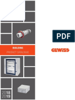 Gewiss BUILDING Product Catalogue 2018/2019