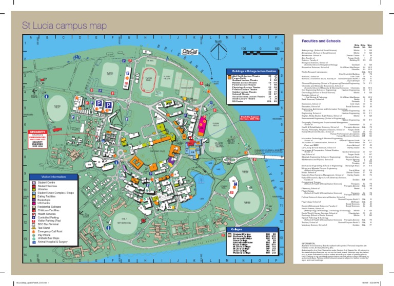 uq st lucia map Uq St Lucia Map uq st lucia map