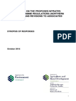 Northern Ireland Synopsis of Responses To Nitrates Action Plan For 2015 To 2018