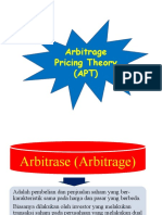 9. Arbitrage Pricing Theory (APT)