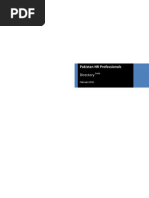 Pak HR Directory Feb 2010 - PakHRdotCom