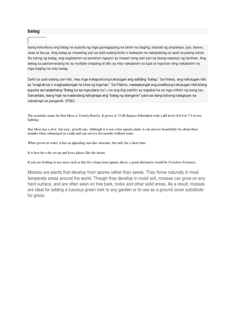 Balag | PDF