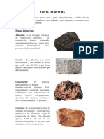 Trabajo de Rocas (Geologia)