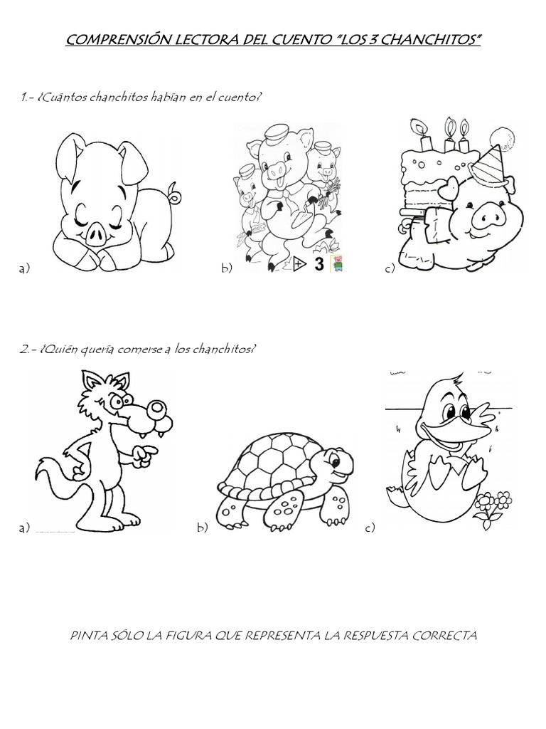 Comprension Lectora Del Cuento Recuperado Pdf