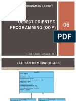 Object Oriented Programming (Oop) : If34348 - Pemrograman Lanjut