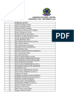 Lista de alunos da Comissão Eleitoral Central do IFNMG