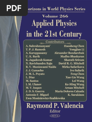 Applied Physics in The 21 | PDF | Thin Film | Dielectric