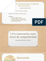 1.5 La Innovacion Como Factor Clave