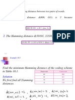 The Hamming Distance D (10101, 11110) Is 3 Because