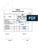 Schedule: Desain Kalkulasi PLTMH Tangka