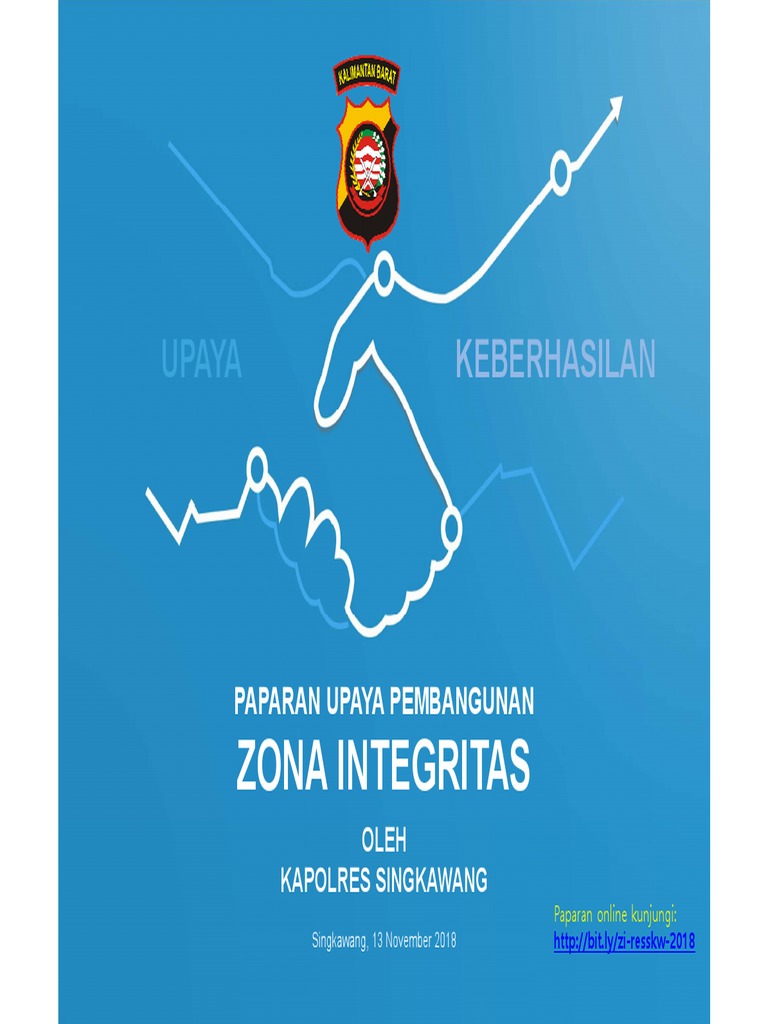 Zona Integritas Polres Singkawang kepercayaan masyarakat