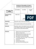 Sop Pengambialan Aiar Secara Mikrobiologi