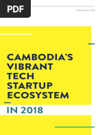 Cambodia's Vibrant Tech Startup Ecosystem in 2018