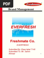 Brand Management: Freshmate Co