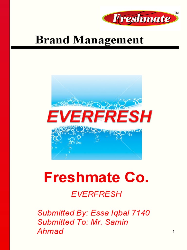 Everfresh: Juices for Health-Conscious Pakistan | PDF | Marketing ...
