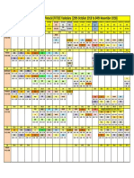 Time Table (XI To XII CRP & Pinnacle) FIITJEE Vadodara (29th October 2018 To 04th November 2018)