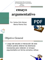 Ensayo Argumentativo