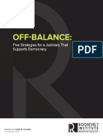 Off-Balance: Five Strategies For A Judiciary That Supports Democracy