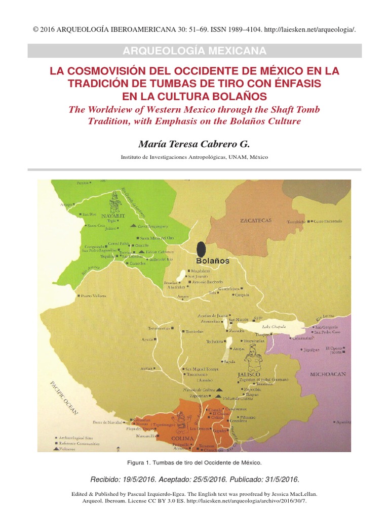 Arqueologia Tumbas de Tiro PDF Mesoamérica México
