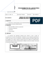 2 - Medida de Vazão em Vertedores (Parede Delgada Com Contração)