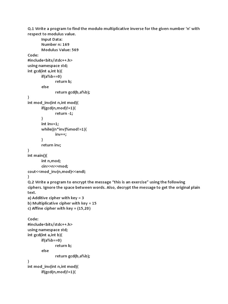 Cryptography Forouzan Code Implementation Pdf Cipher Cryptography