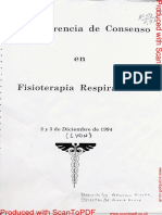 Conferencia Consenso Lyon 1994 Fisioterapia Respiratoria PDF