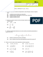 Ficha de Preparação para o Teste de Matemática 7º Ano