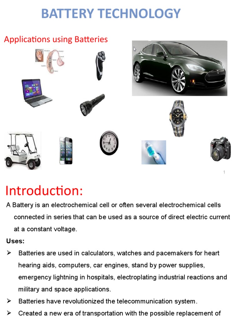 Types of Batteries Explained | PDF | Lithium Ion Battery | Fuel Cell