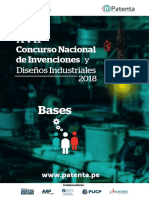 Bases Del Xvii Concurso Nacional de Invenciones y Diseños Industriales 2018