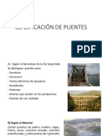 Clasificacion de Puentes