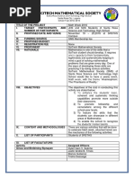 Project Proposals Format 