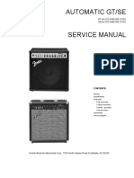 Automatic GT/SE Service Manual