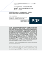 Apología de La Polémica Como Modalidad Argumentativa: El Conflicto Público en Brasil en Las Protestas de 2015