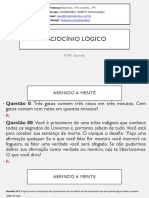 Raciocínio Lógico - Aula 1 - 2 - 3 Apresentação