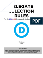 2020 Draft Democratic National Convention Delegate Selection Rules