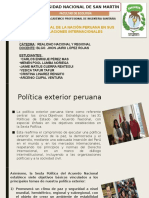 Vision Del Peru en Sus Relaciones Internacionales
