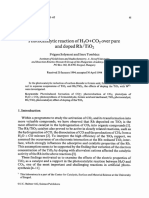 Photocatalytic Reaction of H20+Co2 Over Pure and Doped Rh/Tio2