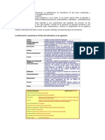 Identificación y Ficha de Indicadores