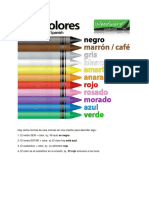 Usos y significados de colores