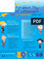 On With Us!: European Day of Languages