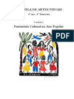 Artes Visuais 6o Ano Patrimônio Cultural