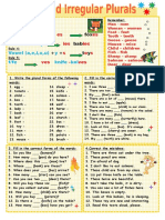 Regular and Irregular Plurals 39664