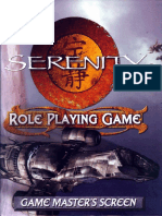 Serenity RPG - GM Screen Booklet