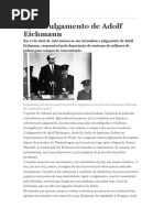 1961 - Julgamento de Adolf Eichmann